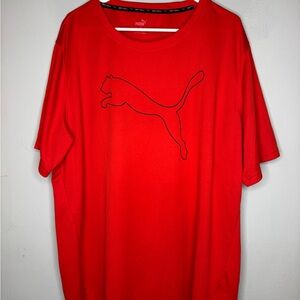Puma Men's Bold Red Short Sleeve Tee